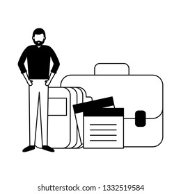 businessman with briefcase