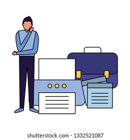 businessman with briefcase
