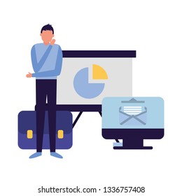 businessman with briefcase