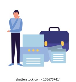 businessman with briefcase
