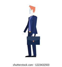 businessman with business briefcase
