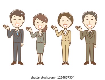 Businessman and business woman 【Introduction】