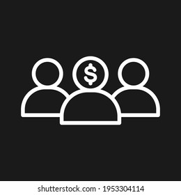 Businessman, buyer, investor icon vector image. Can also be used for Finance and Money. Suitable for use on web apps, mobile apps and print media.