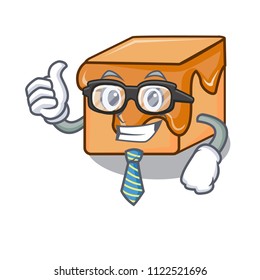 Businessman caramel candies character cartoon