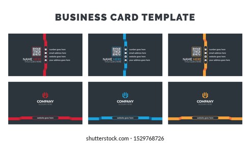 businessman card, vector abstract modern creative and clean visiting card template