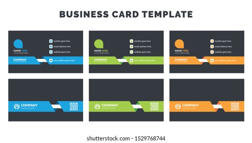 businessman card, vector abstract modern creative and clean visiting card template