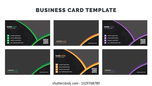 businessman card, vector abstract modern creative and clean visiting card template