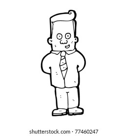 Cartoon von Geschäftsleuten