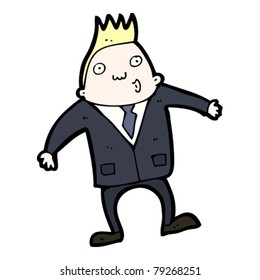 caricatura de hombre de negocios