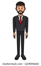 Businessman cartoon avatar