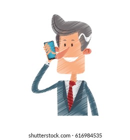 businessman cartoon icon image 
