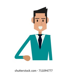 businessman cartoon icon image 