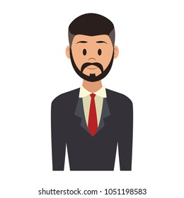 Businessman cartoon isolated
