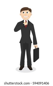 Businessman cartoon vector