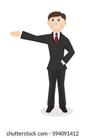 Businessman cartoon vector