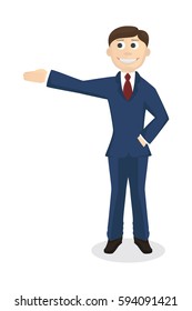 Businessman cartoon vector