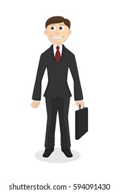 Businessman cartoon vector