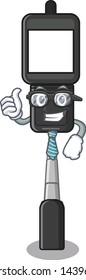 Businessman cell phone holder isolated in mascot