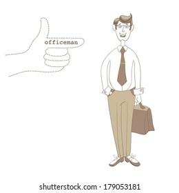 Businessman character
