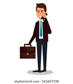 businessman character avatar icon