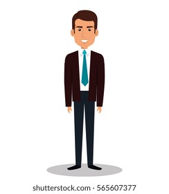 businessman character avatar icon