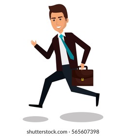 businessman character avatar icon