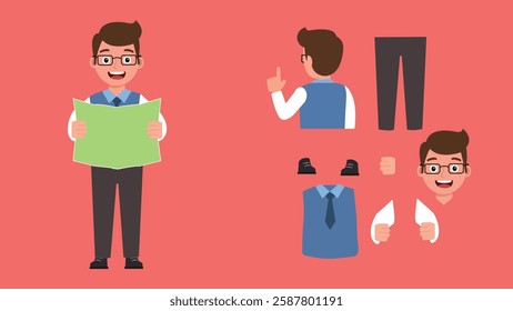 A Businessman Character Creator Set