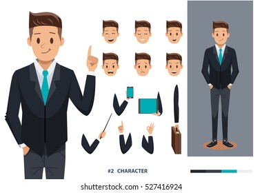 Businessman Character Design