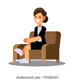 Businessman character design, Online Business