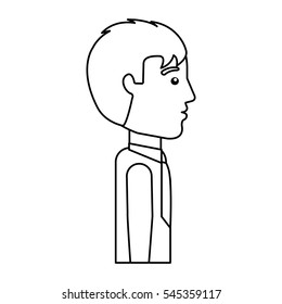 businessman character isolated icon vector illustration design
