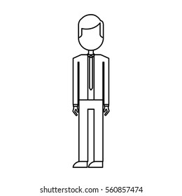 businessman character isolated icon vector illustration design