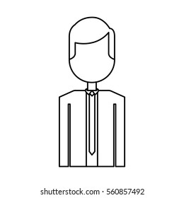 businessman character isolated icon vector illustration design