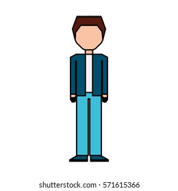 businessman character isolated icon vector illustration design