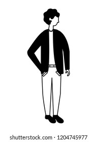 businessman character professional labor