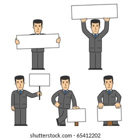 Businessman character set 02