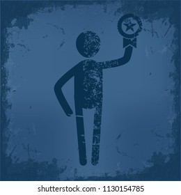 Businessman and character vector design