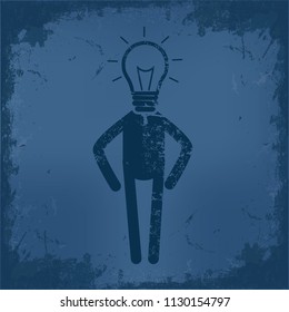 Businessman and character vector design