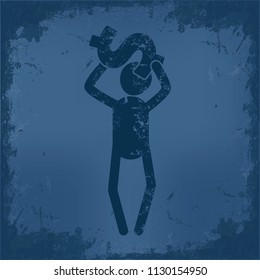 Businessman and character vector design