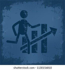 Businessman and character vector design