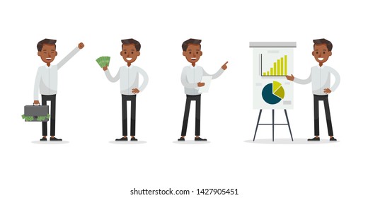 businessman character vector design no2