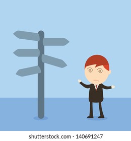 Businessman choice