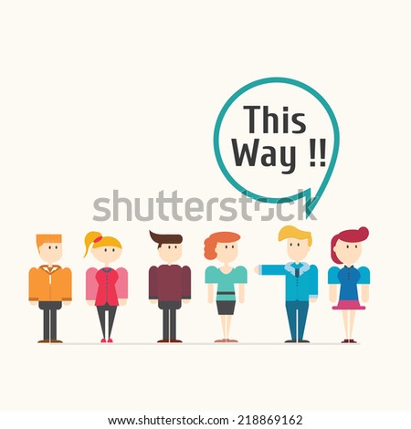 businessman choosing different and successful way