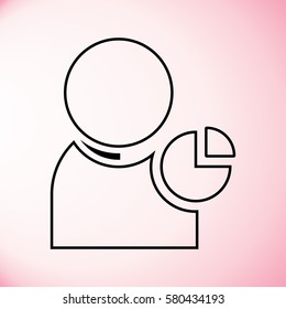 Businessman and clock