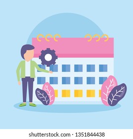 businessman clock time