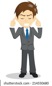Businessman Close Ear