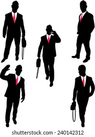 businessman collection 2 vector