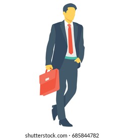
Businessman Color Vector Icon
