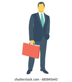 
Businessman Color Vector Icon 
