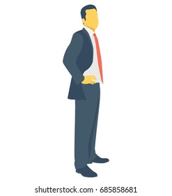 
Businessman Color Vector Icon 
