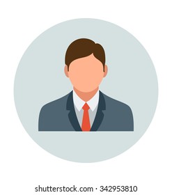 Businessman Colored Vector Illustration 